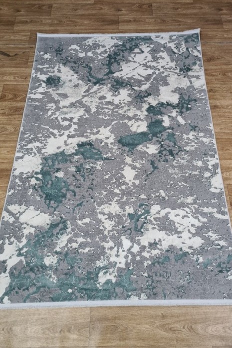 Килим Luxury 05917a turquoise-d.grey